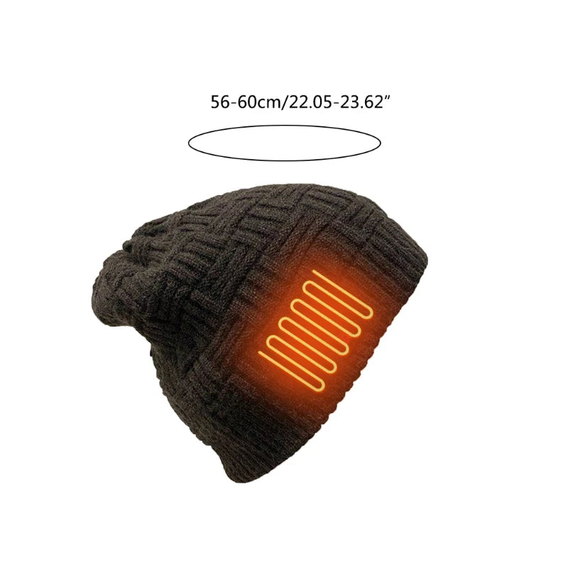 Electric Heated Knitted Hat