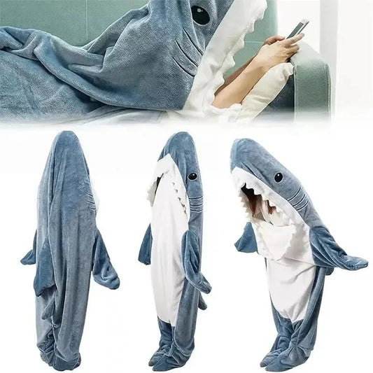 Wearable Shark Hooded Blanket