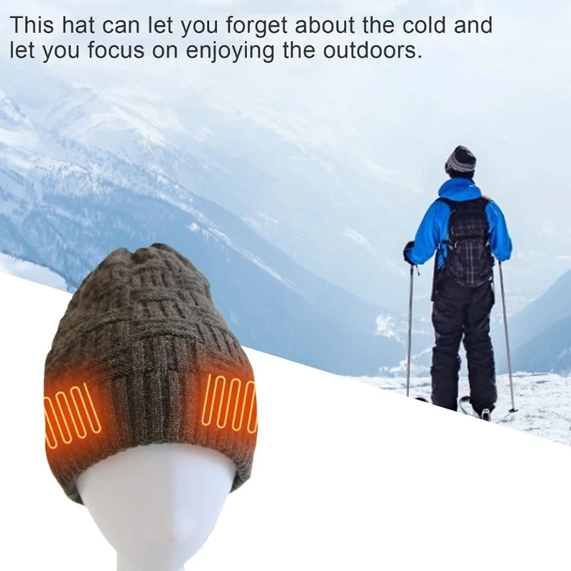 Electric Heated Knitted Hat